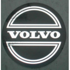 Sticker wieldop Volvo universeel 60 mm. chroom